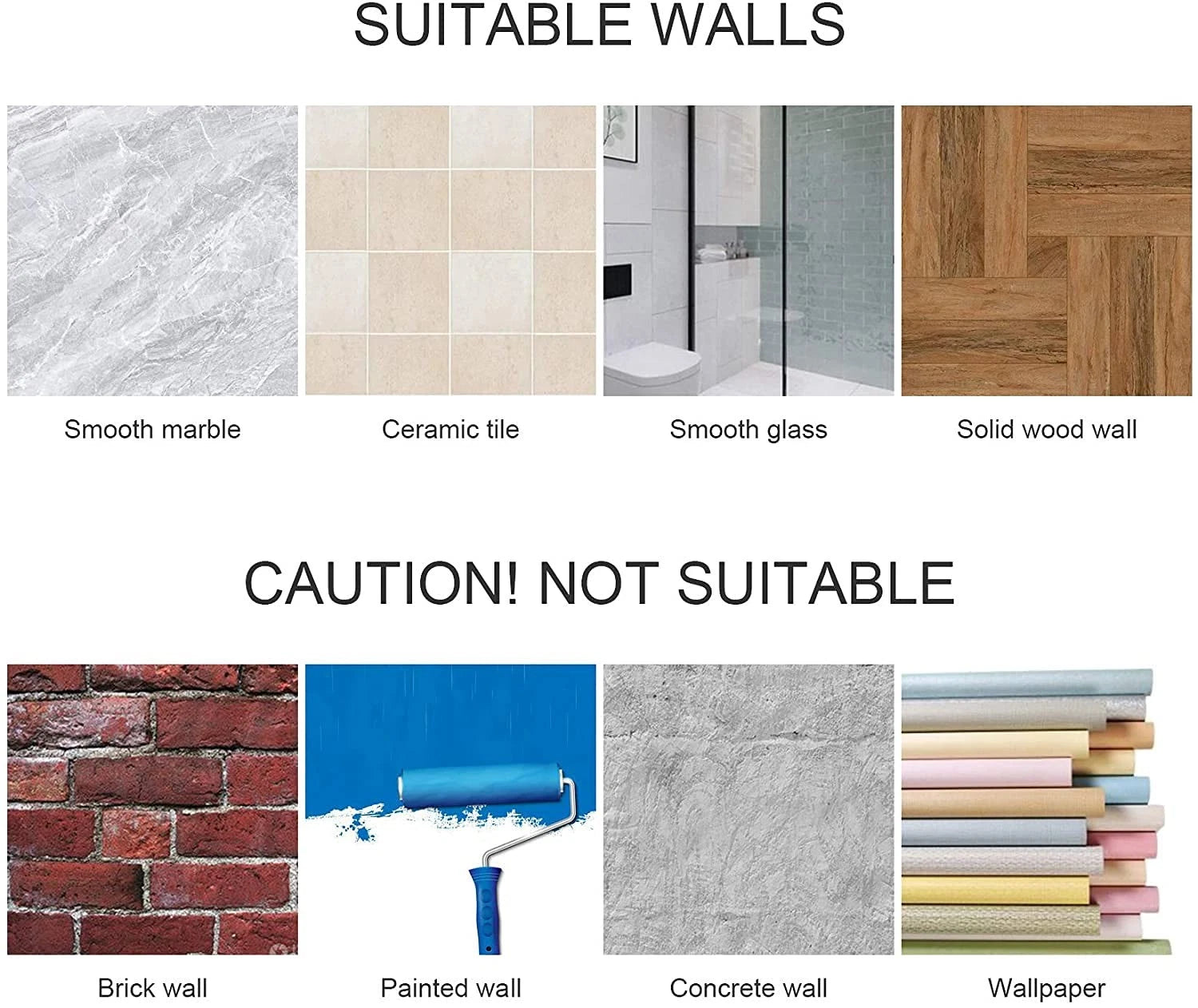 Adhesive Hooks - 4 Pack Towel/Coat Hooks Wall Hook Stick on Bathroom or Kitchen