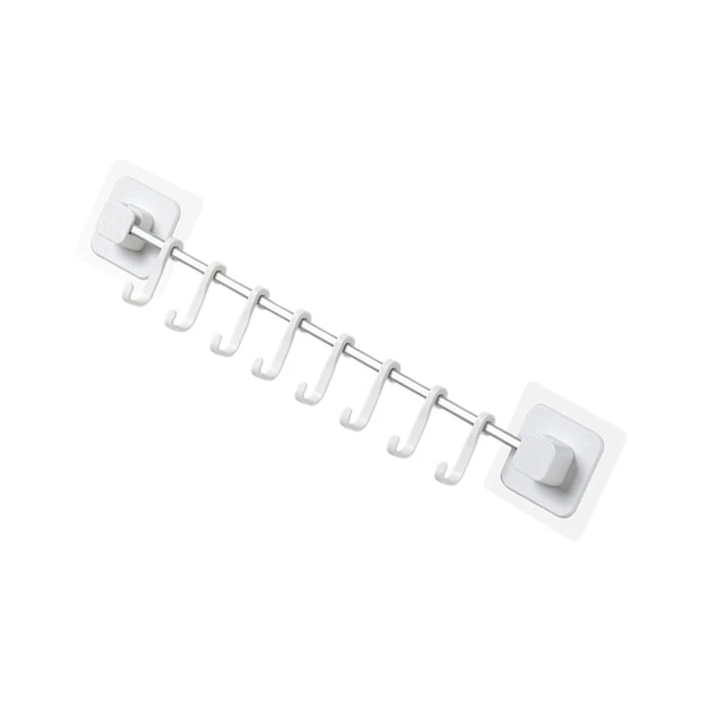 Kitchen Organiser Storage Rack Utensil Hooks Wall-mounted Hanging