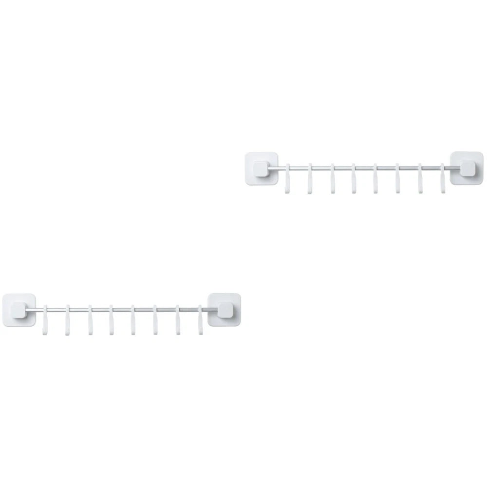 2 Sets Hanging Hook Multifunctional Wall-mounted Kitchen Movable