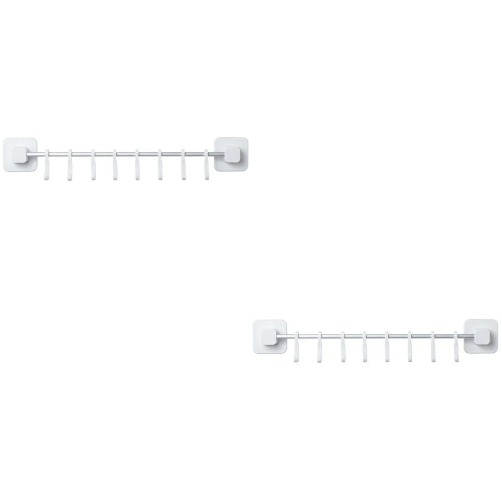 2 Sets Hanging Hook Multifunctional Wall-mounted Kitchen Movable