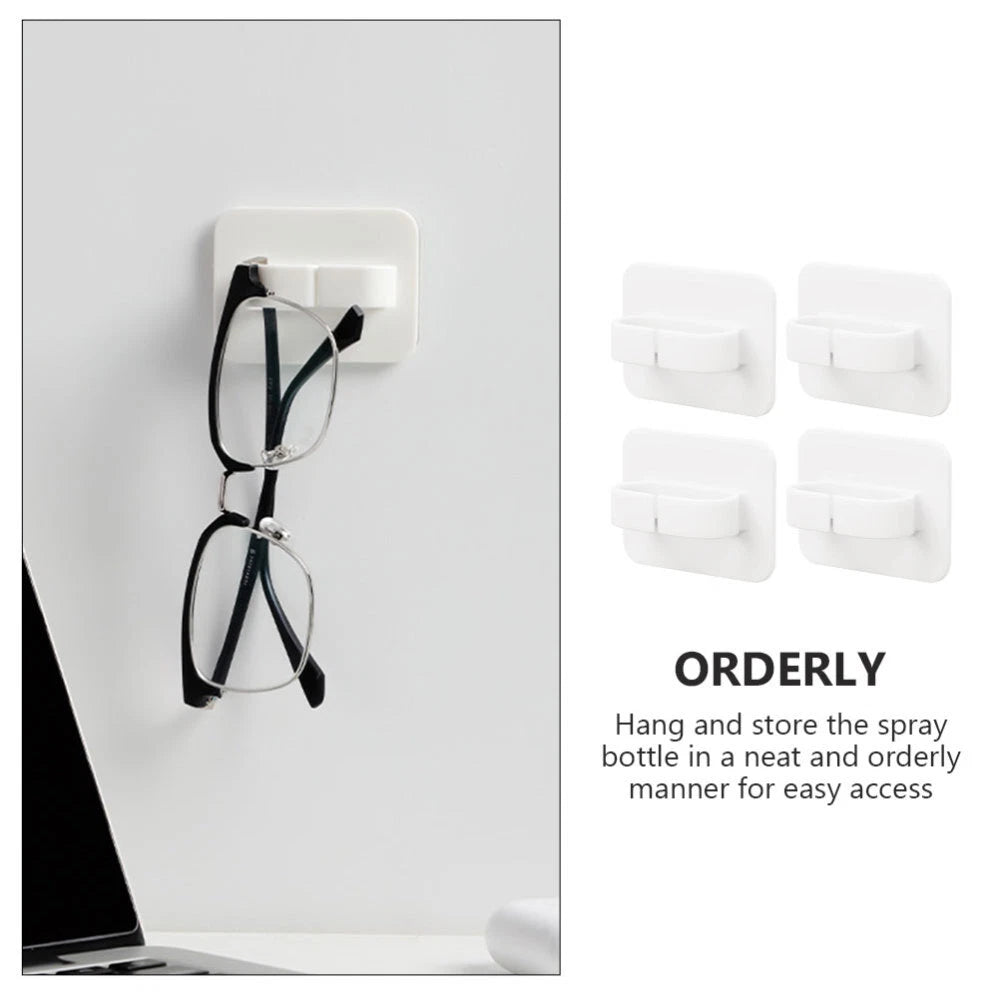 4PCS Bathroom Organizer Hanger Kitchen Storage Hook Bathroom Adhesive Wall Hooks